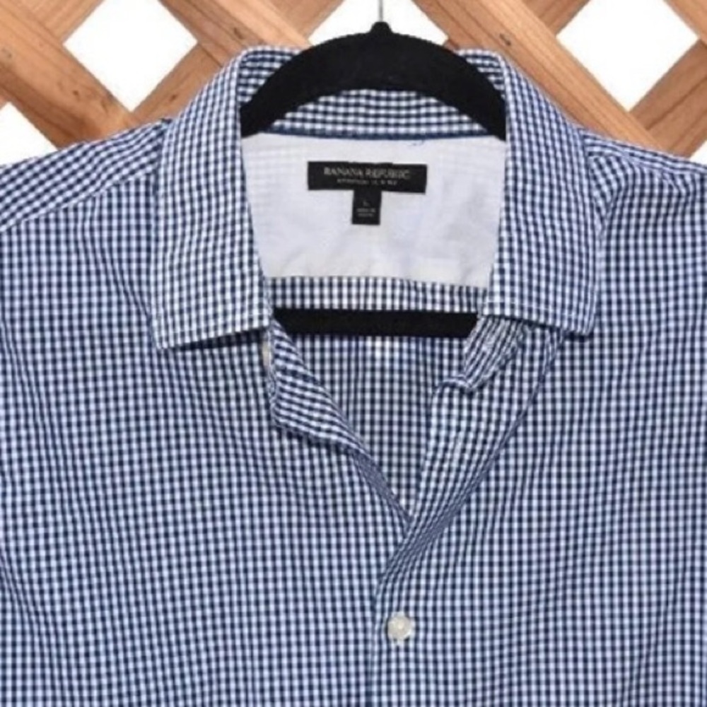 Banana Republic Dress Shirt Lot Non Iron Slim Fit